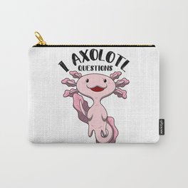 I Axolotl Questions Word Game Students Carry-All Pouch