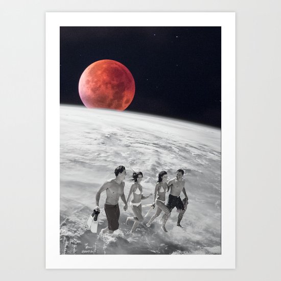 Genuine happiness Art Print