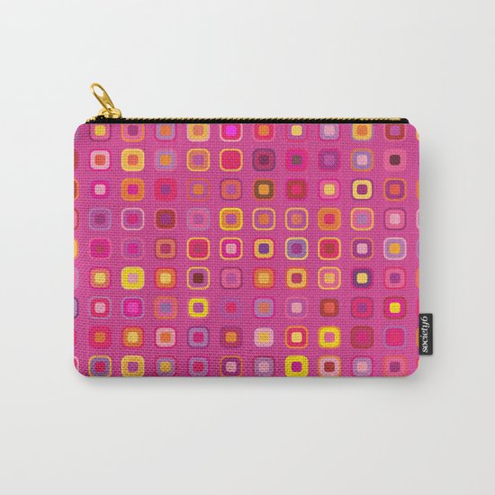 Retro in Pink Carry-All Pouch