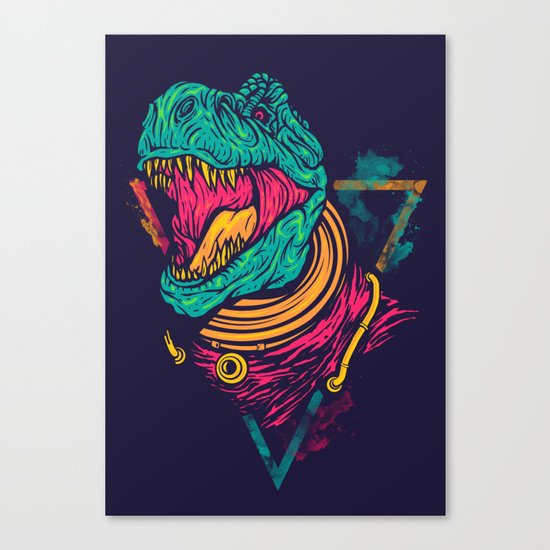 Space Rex Canvas Print