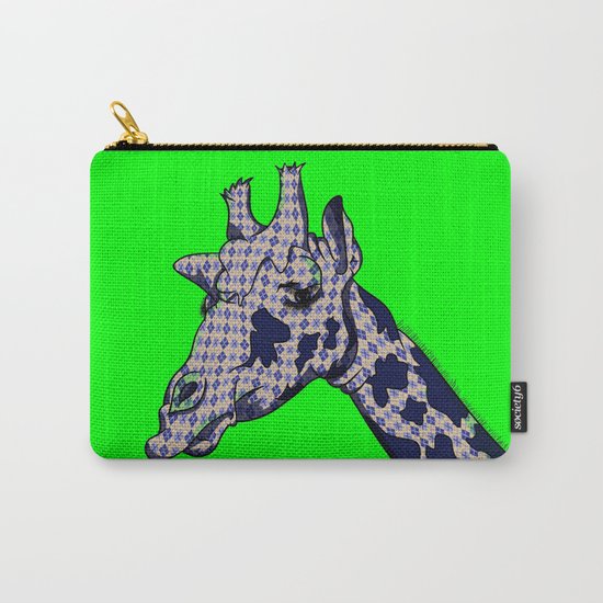 Argyle Giraffe Carry-All Pouch