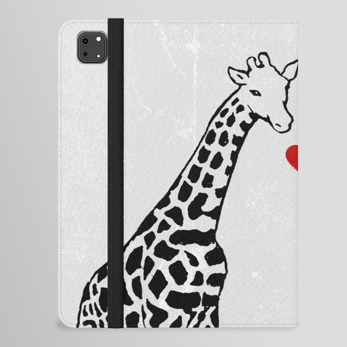 Giraffe Love iPad Folio Case