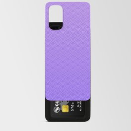 Japanese Purple Seigaiha Pattern Android Card Case