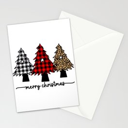 Merry Christmas Tree Stationery Card