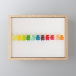 gummy bears Framed Mini Art Print