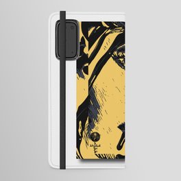 yellow and black Android Wallet Case
