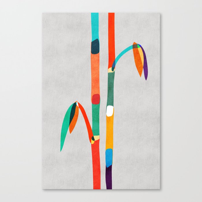 Couple of Bamboo Canvas Print