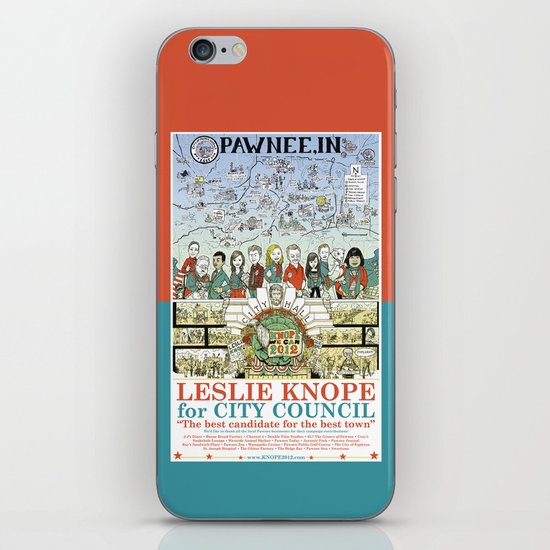 Leslie Knope for City Council - Parks and Recreation Dept. iPhone & iPod Skin