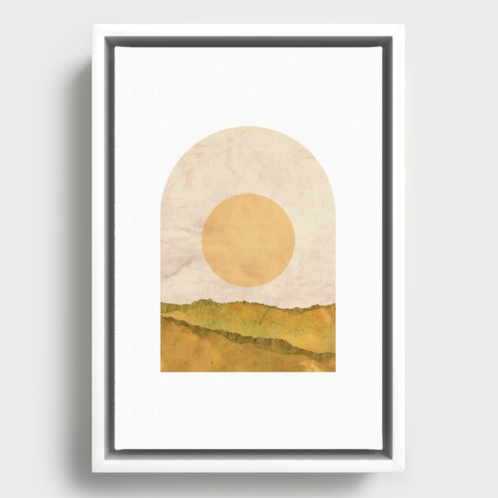 Sunrise #6 Framed Canvas