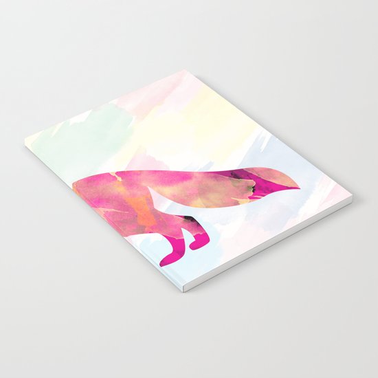 Abstract Fox Notebook