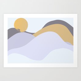 Mountain wonder Art Print