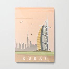 Dubai Metal Print | Kuwait, Bahrain, Middle East, Travel, Unitedarabemirates, Uae, Beach, Burjkhlaifa, Oman, Abudhabi 