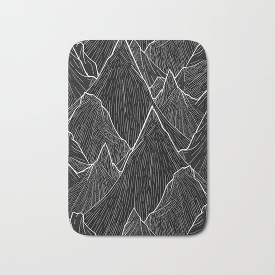 The Dark Peaks Bath Mat