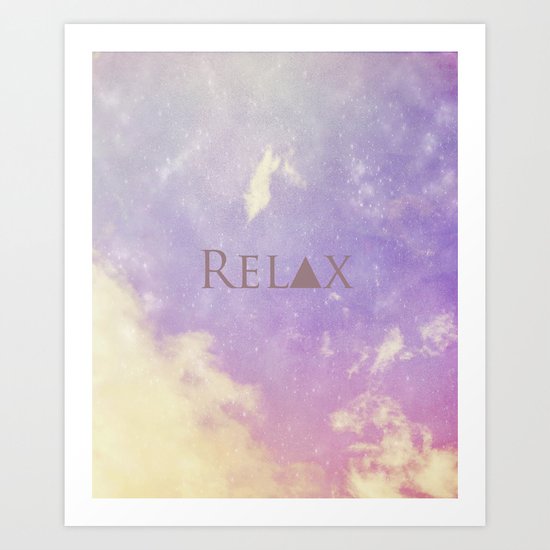 Relax Art Print