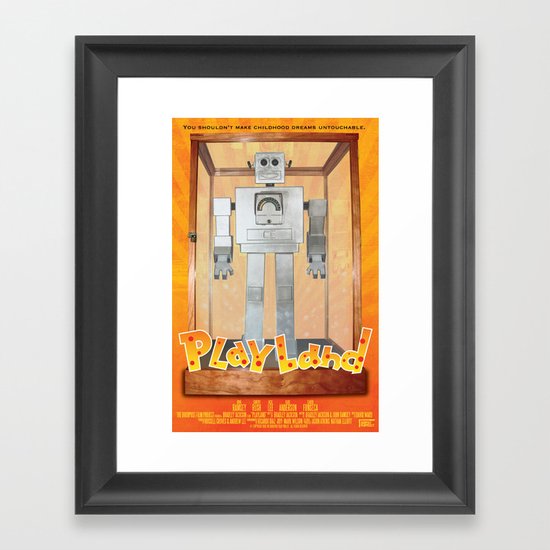 Playland Official Movie Poster Framed Art Print