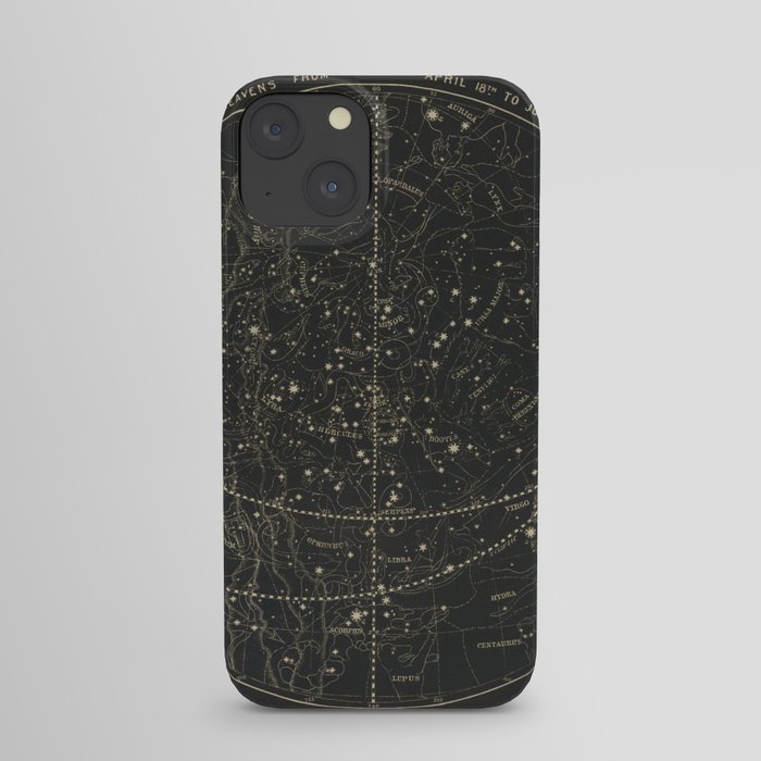 Vintage Astronomical & Celestial Map (1850) iPhone Case