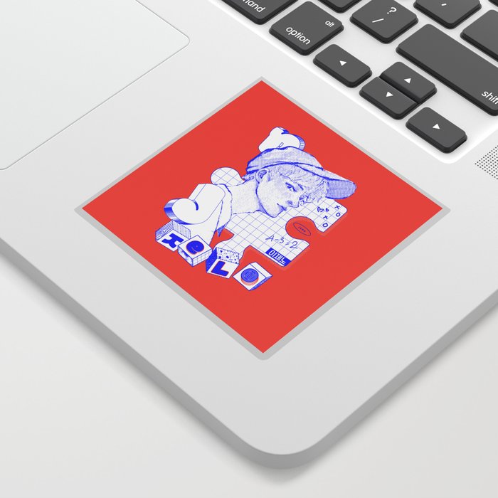 Nct Dream Jeno Orange Ver Sticker By Absolutevelvet Society6