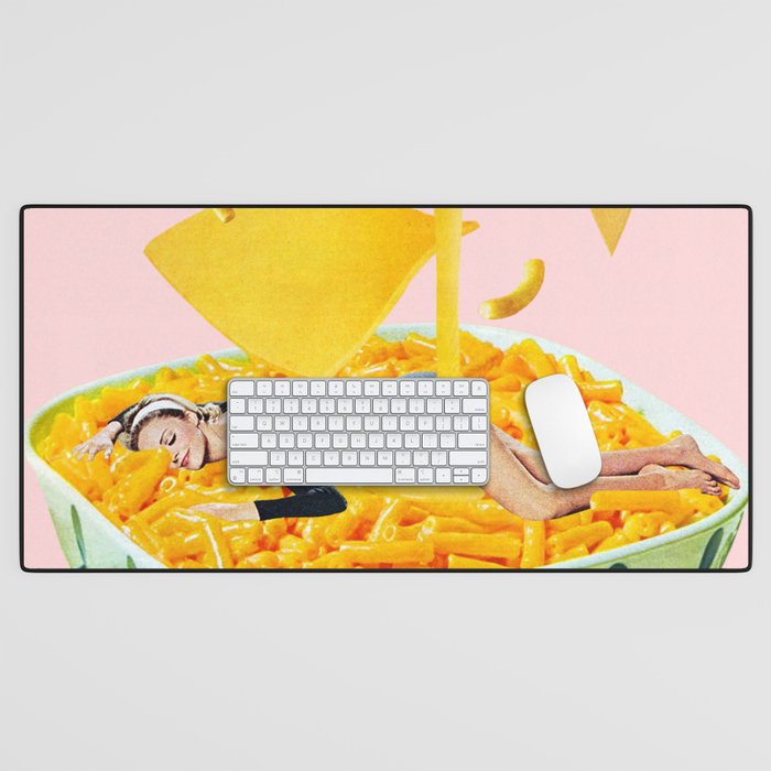 Cheese Dreams (Pink) Desk Mat