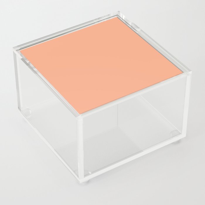 Sunset Peach Acrylic Box