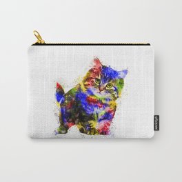 Colorful kitten Carry-All Pouch