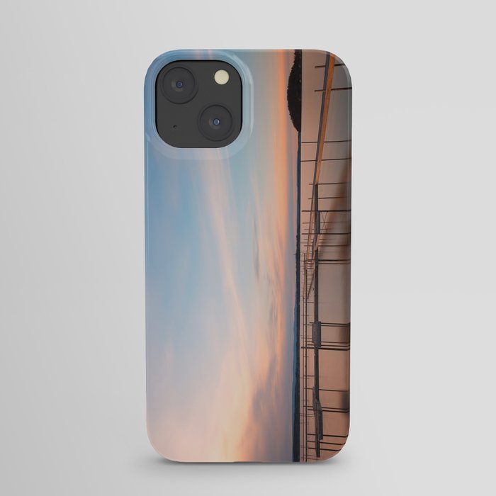 Saratoga Lake Sunset iPhone Case
