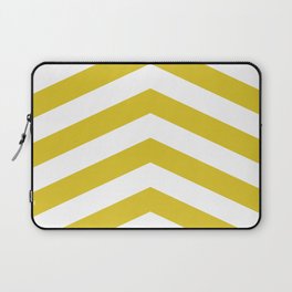 Mustard Yellow Chevron Arrows Laptop Sleeve