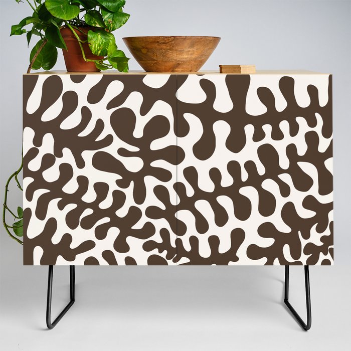 Henri Matisse cut outs seaweed plants pattern 1 Credenza