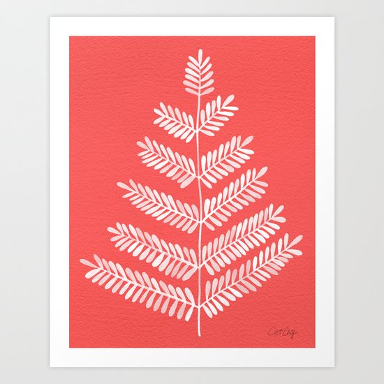 Melon Leaflets Art Print