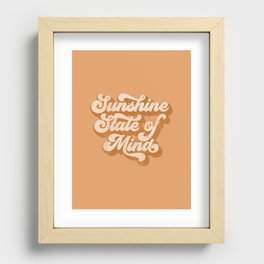 Sunshine State Of Mind Recessed Framed Print