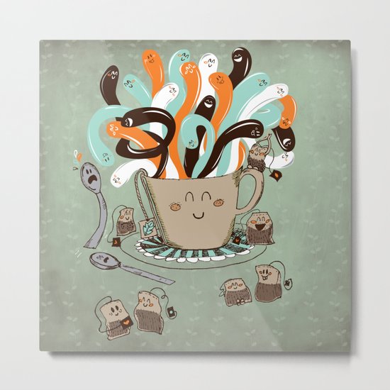 Tea Time Metal Print