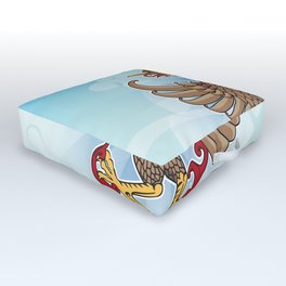 'Jatayu' or Eagle on the story of the Ramayana Outdoor Floor Cushion