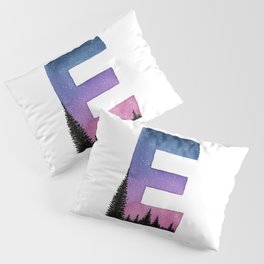 Galaxy Alphabet Series: E Pillow Sham