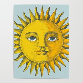 Sun Painting Poster