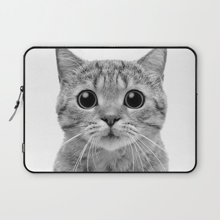 Cute Kitten Portrait - Laptop Sleeve