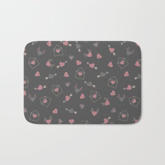 Letters for your sweetheart . Bath Mat