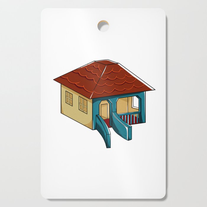 Little tiny house Cutting Board