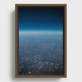 Earth from Above 2 Framed Canvas