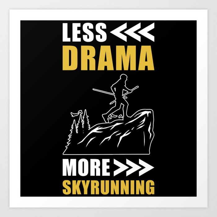 Skyrunning Art Print