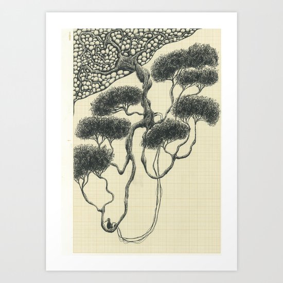 Artificial Tree N.14 Art Print