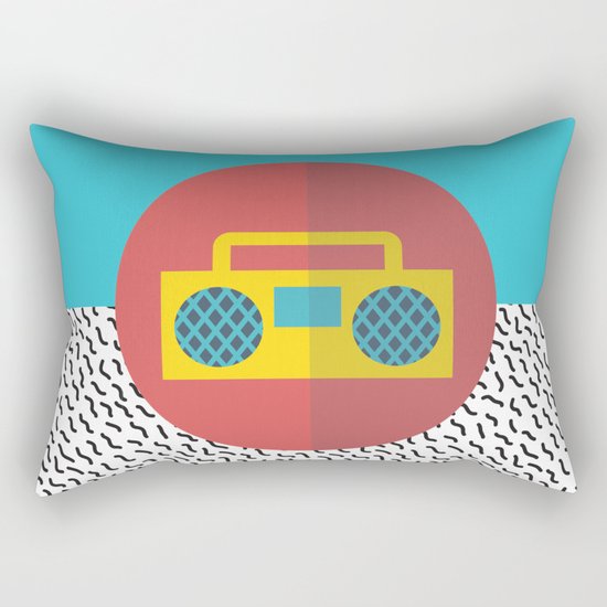 Nice People Like Music Rectangular Pillow