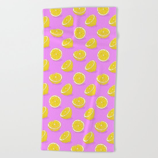 Lemon Beach Towel