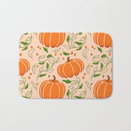 Autumn pumpkins Bath Mat