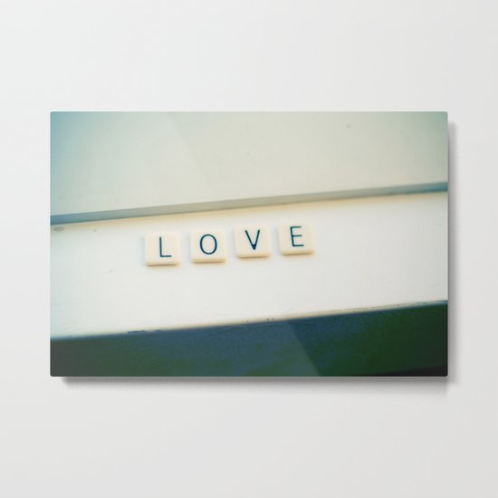 Love Metal Print