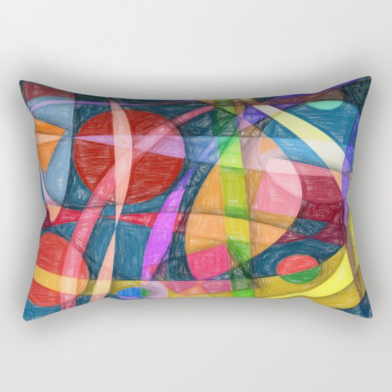 Abstract #398 Rectangular Pillow