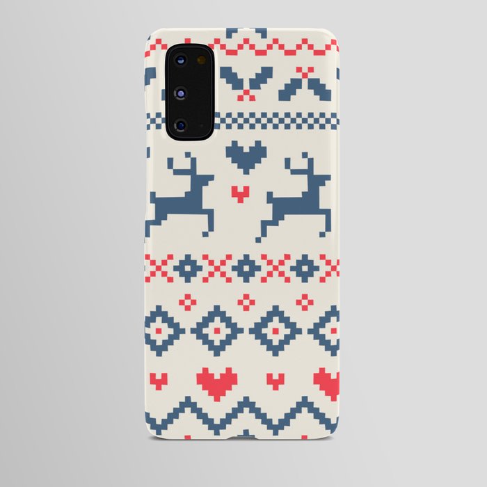 Deer Christmas Art Print  Android Case