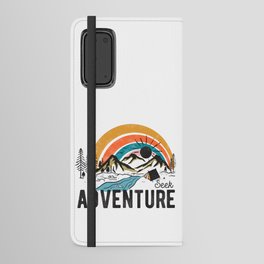Seek Adventure Mountain Camping Android Wallet Case