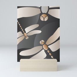 Dragonfly | Geometric and Abstracted Mini Art Print