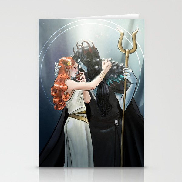 Hades and Persephone Stationery Cards