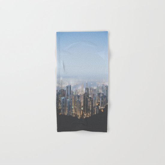 Hong Kong (Pixel Sorted) Hand & Bath Towel