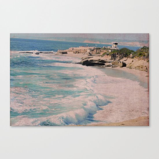 BOYS ON A ROCK Canvas Print